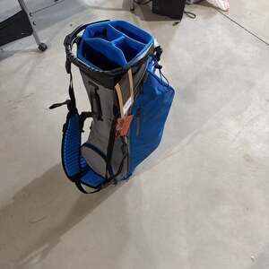 NEW Callaway Fairway C Stand Golf Cart Carry Bag 4-Way Grey and Blue · ®,